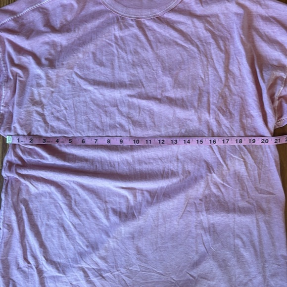 Free People We The Free Long Sleeve  Mock Neck Pink Oversized T Shirt Size Large - Picture 10 of 12